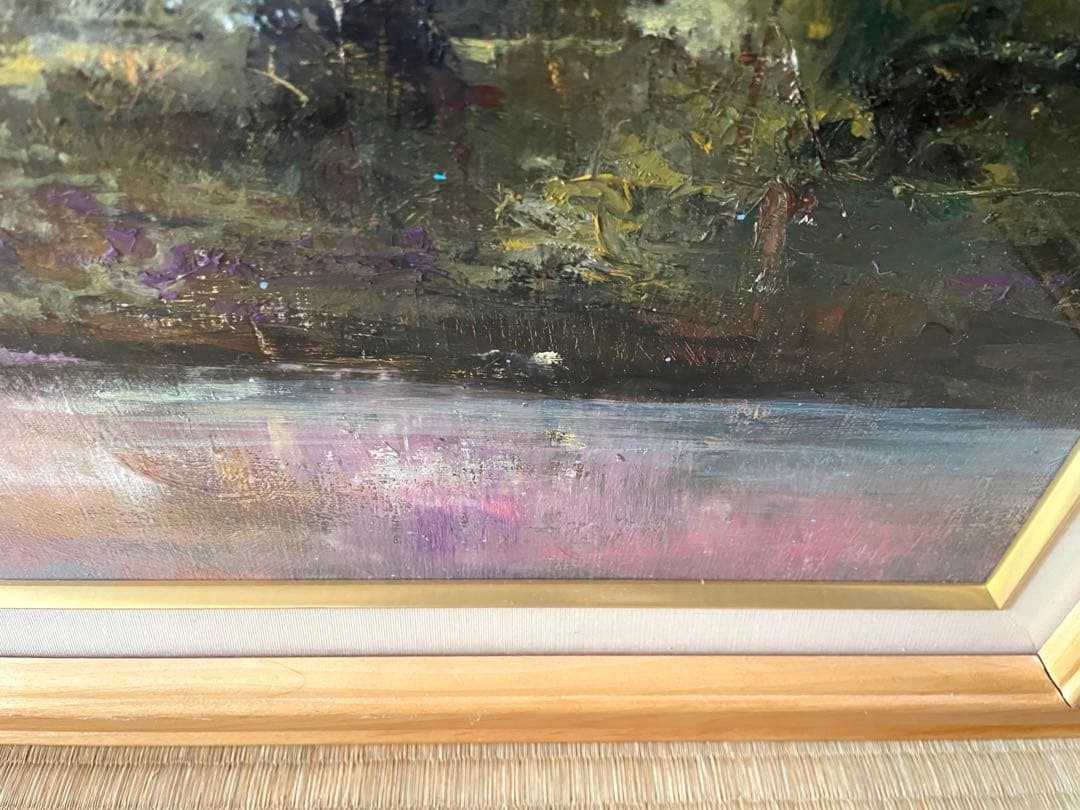 アクリル画 F20 風景画