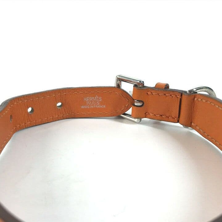 お値下げ♪エルメス ペットカラー首輪 Hロゴ オレンジ