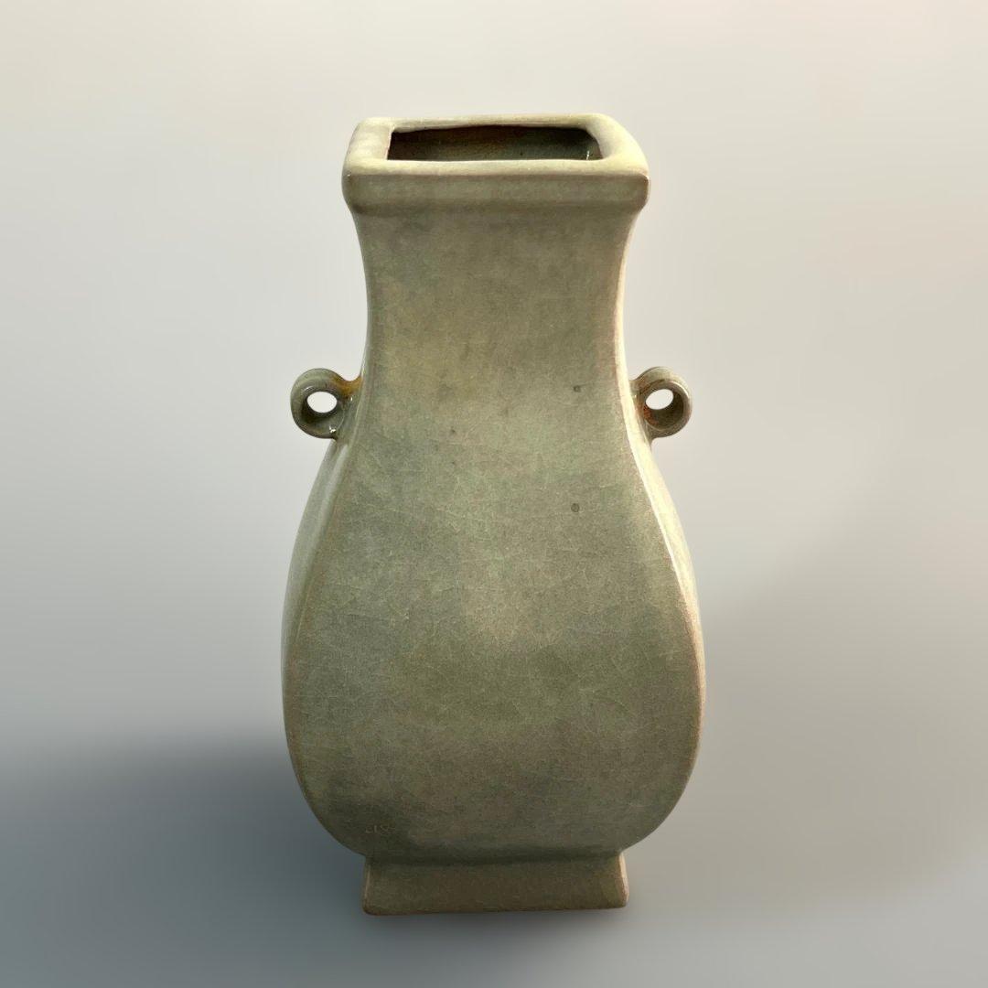 唐物 越州窯 青磁瓶 中国美術 古玩 SH89