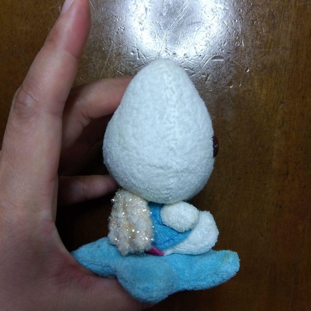 サンエックス　しあわせにゃんこ　ハート型宝石付きぬいぐるみ　平成レトロ