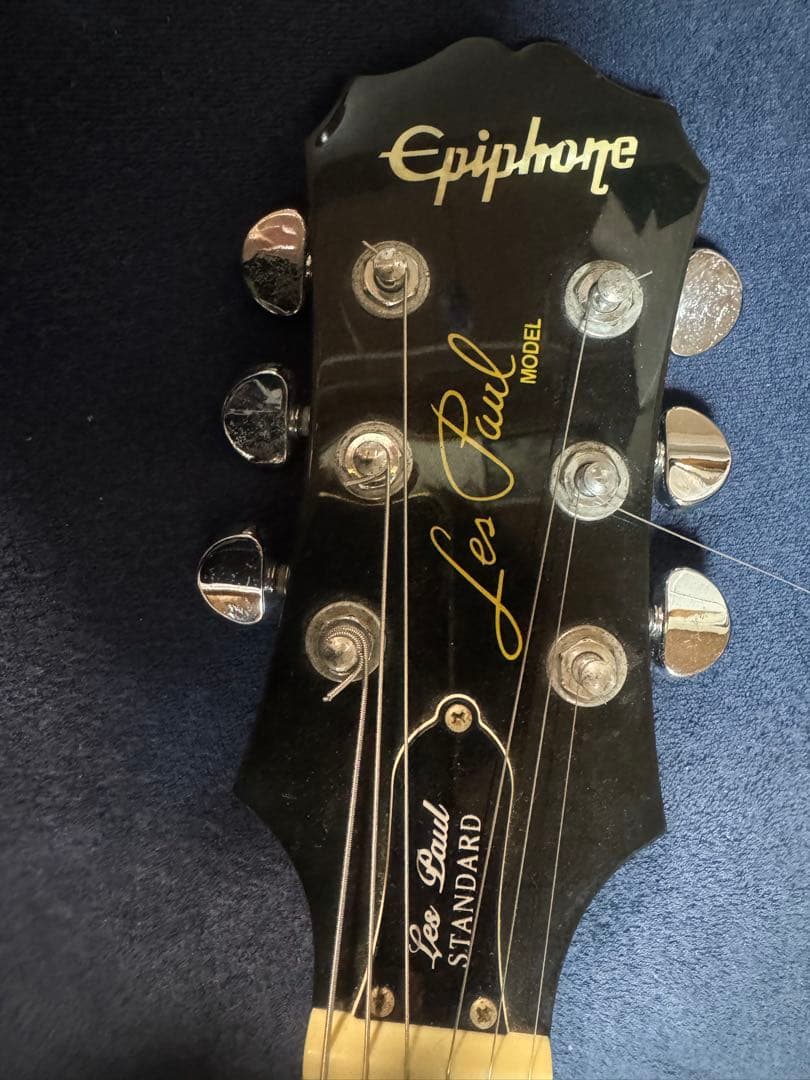 売り切り‼️Epiphone Les Paul Standard 青 ケース付き