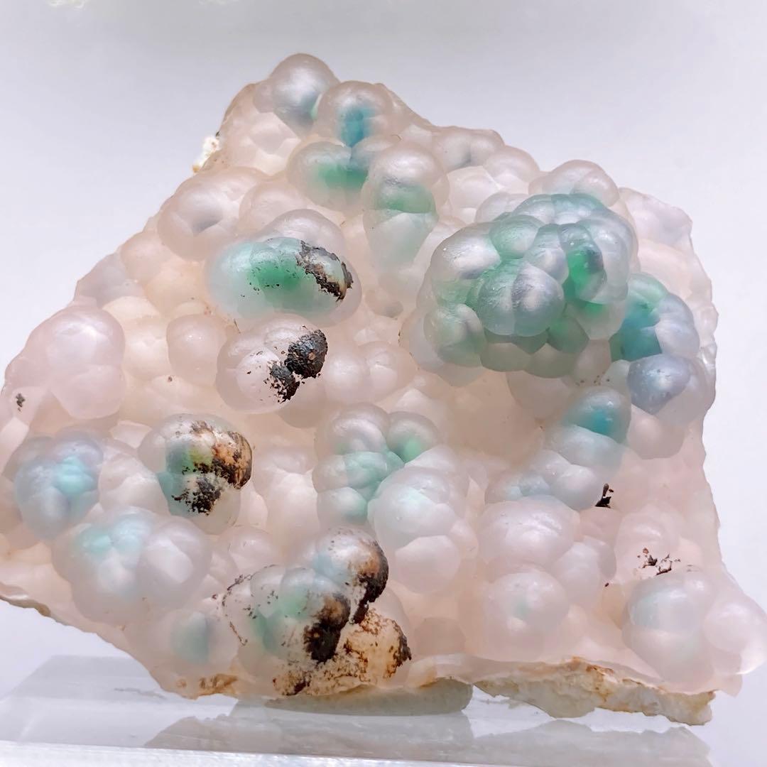 k*u様 『2022年発見』　クリソコラインカルセドニー　原石　鉱物標本　天然石