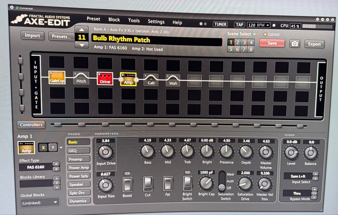 ギター Fractal Audio Axe-Fx II XL+