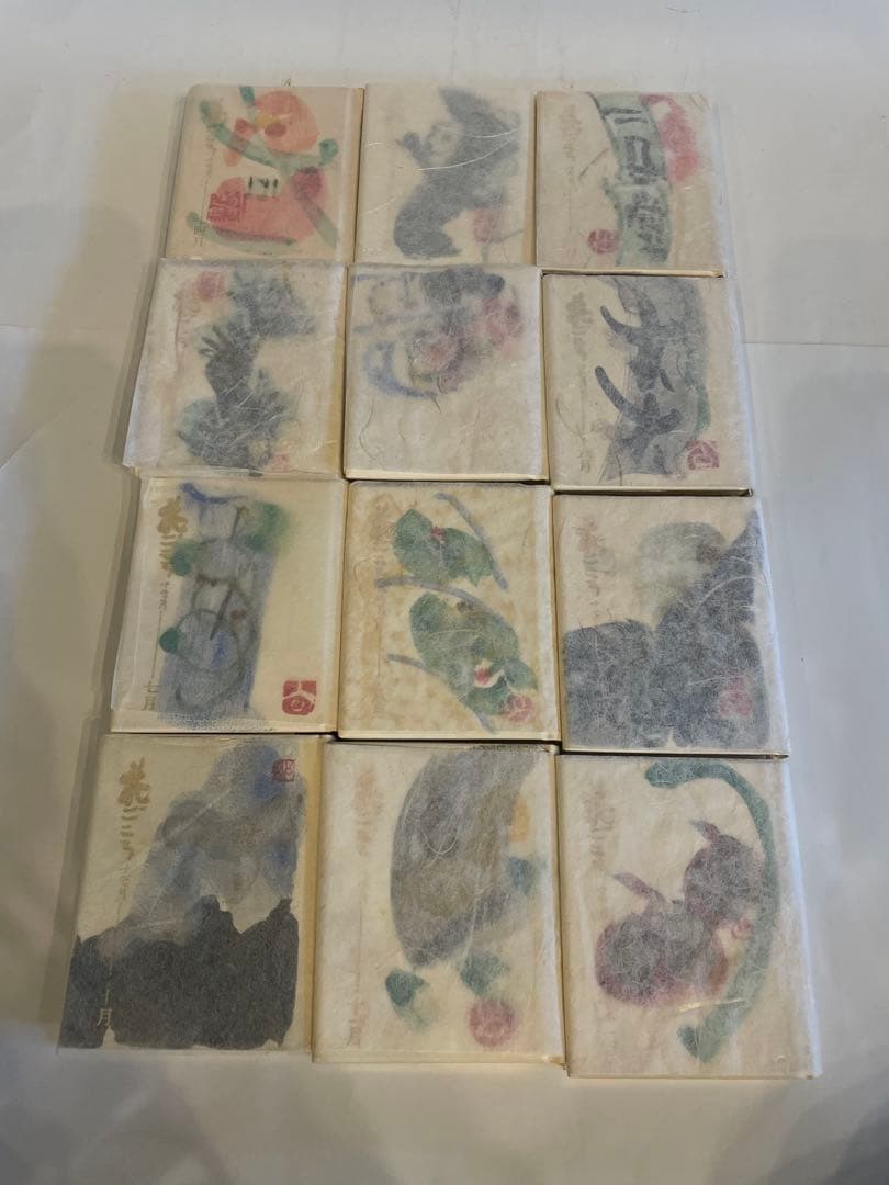 花ごころ　十二ヶ月　清水公照　バベル社　昭和　 アンティーク コレクション