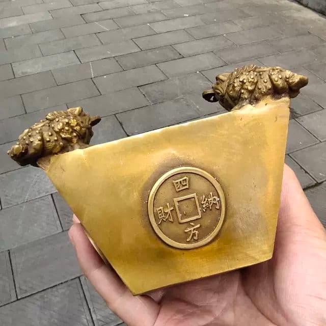 金蟾銅斗 開運 招財 装飾品 工芸品美術品 置物
