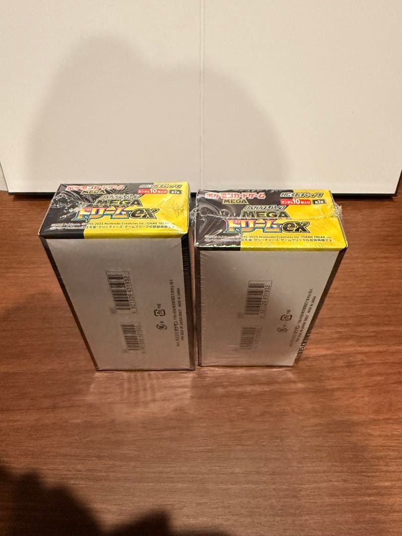 インフェルノX、テラスタルフェス ex、MEGA ドリーム ex 6BOXセット