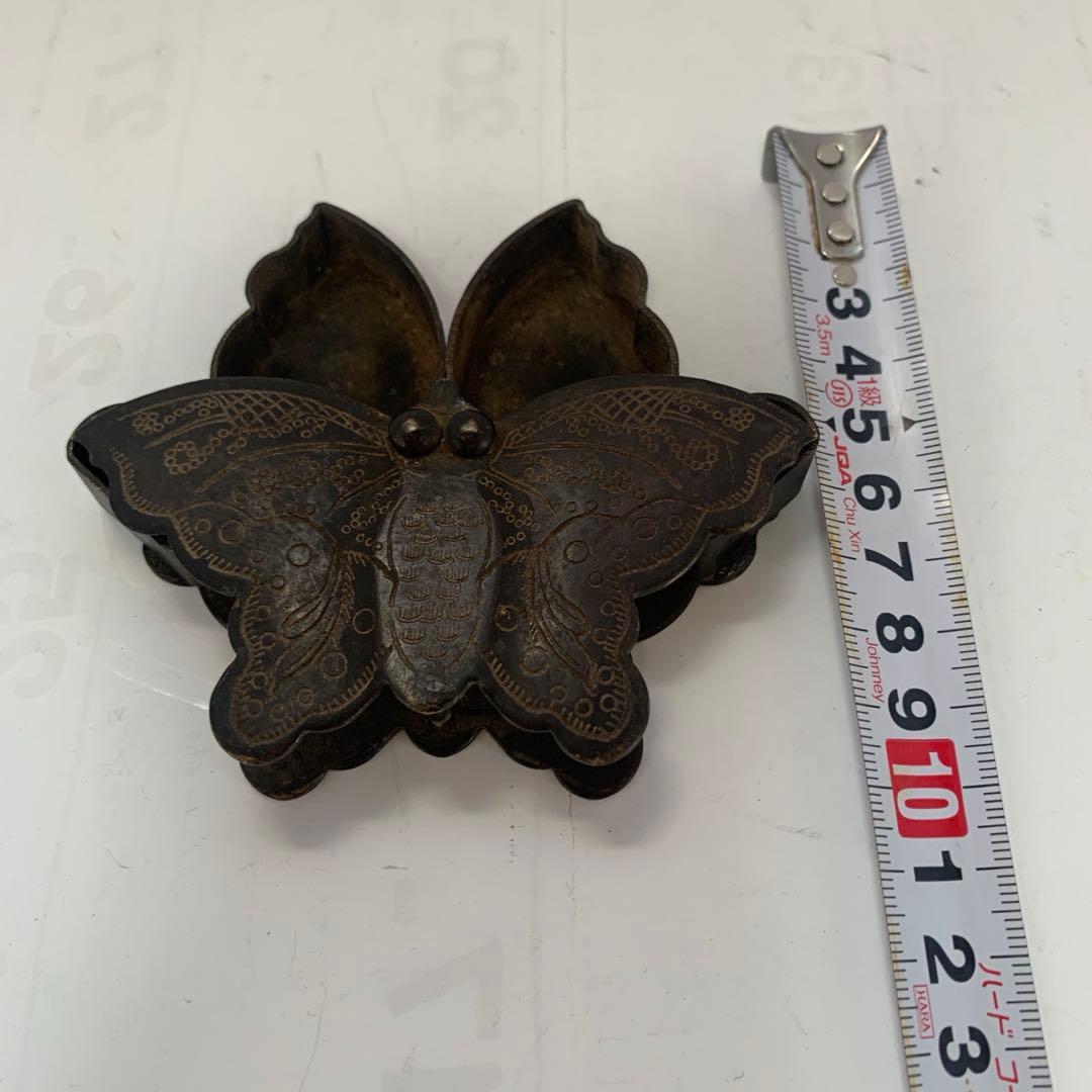 中国美術　晚清民国时期　北京　栄寶斋　蝶々墨盒　送料込み