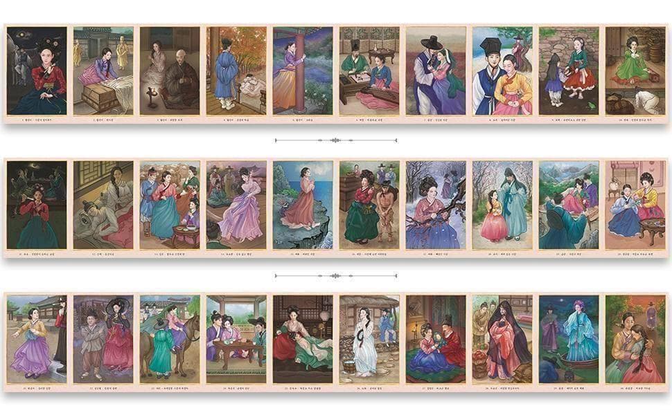 入手困難✨韓国の妓生を描く美麗デッキ✨解語花／コリアンキーセンオラクルカード