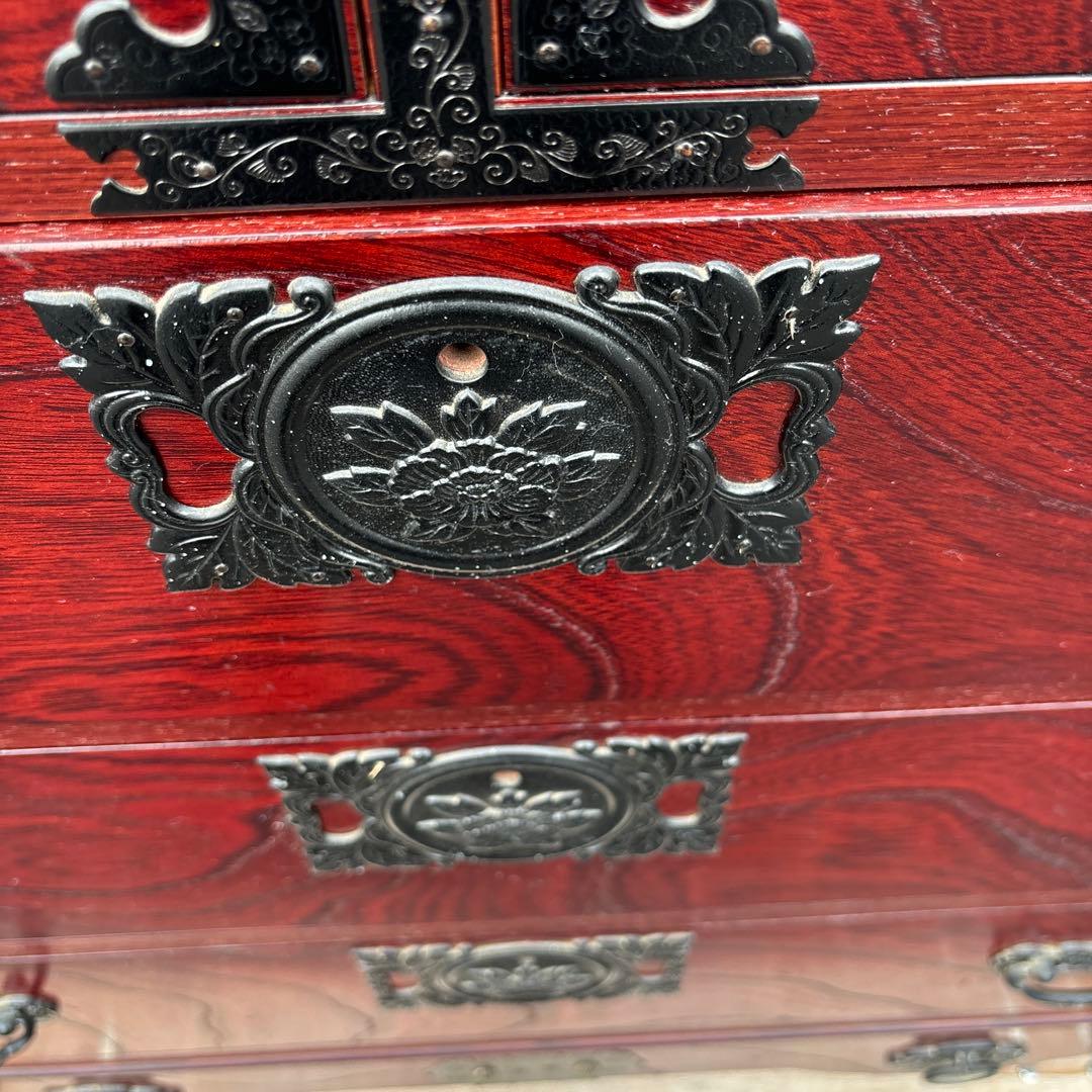 工芸家具　国産　飛鳥工芸　車箪笥