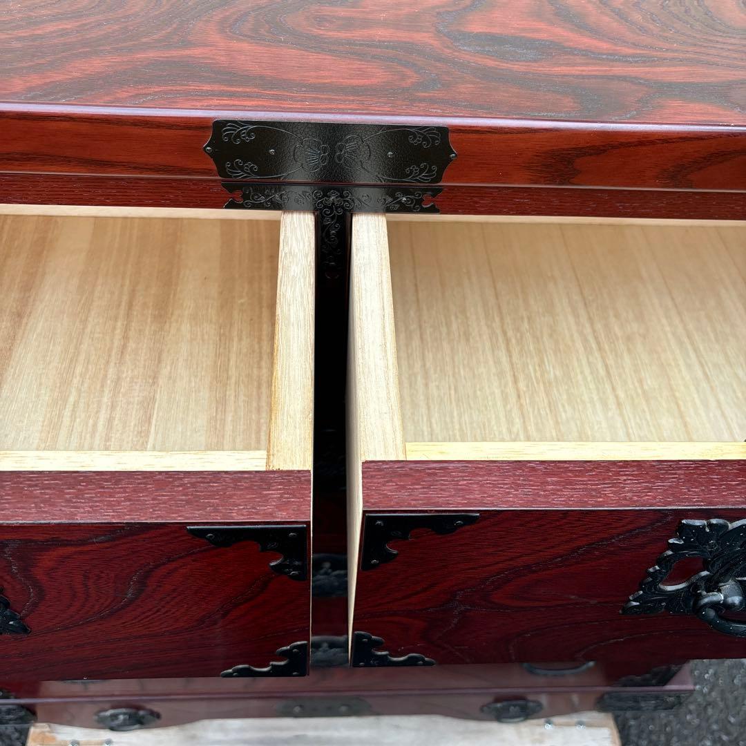 工芸家具　国産　飛鳥工芸　車箪笥