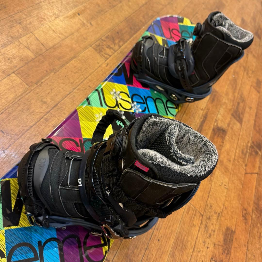 送込！レディーススノーボード4点セット！FLUX Modernamusement
