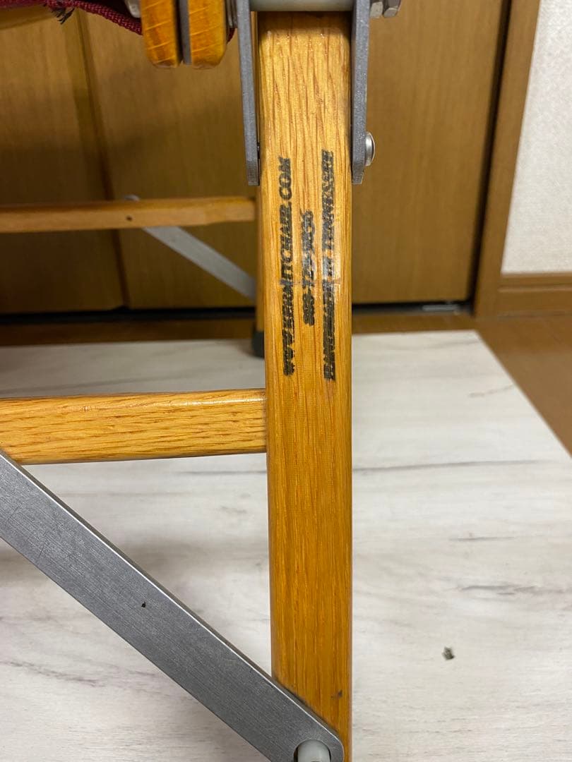 美品★良品★カーミットチェア★バーガンディキャンプ