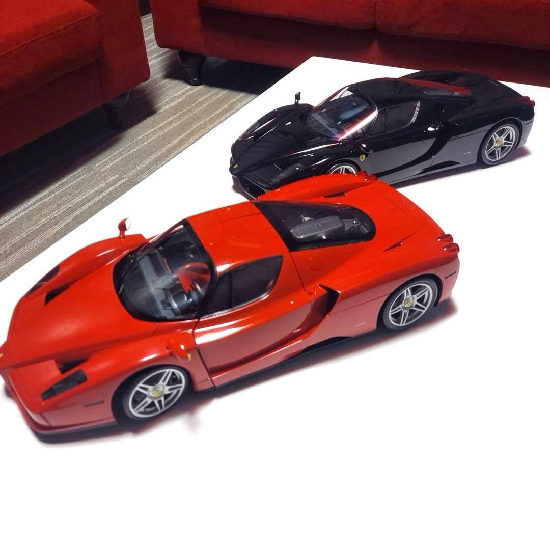 タミヤ1/12コレクターズクラブスペシャル　エンツォフェラーリ　黒赤　2台セット