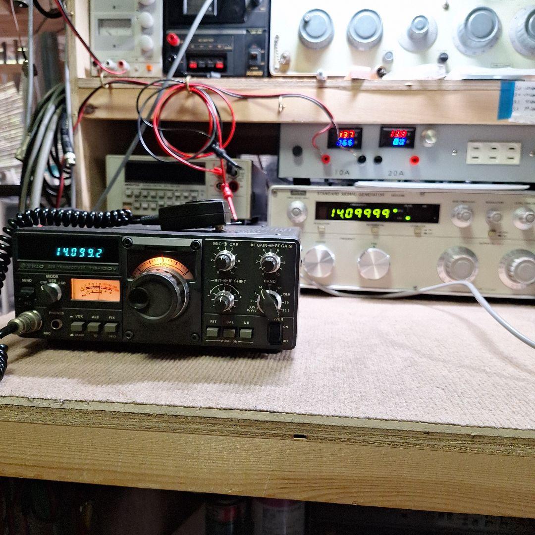 トリオTS-120Vの修理品 +マイク