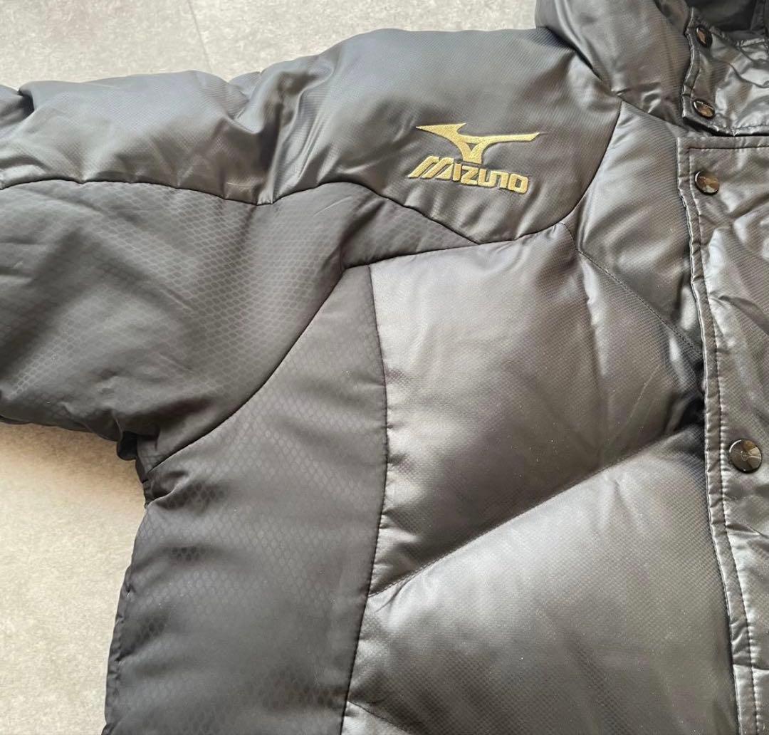 【美品】MIZUNO ベンチコート　 Lサイズ　　ダウンコート　ロング　黒