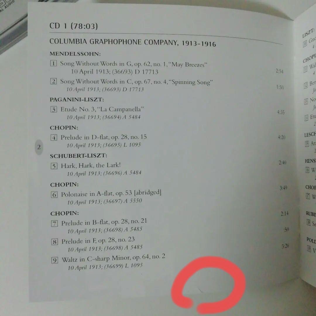 レオポルト・ゴドフスキー　コロンビア/ブランズウィック録音全集vol .1