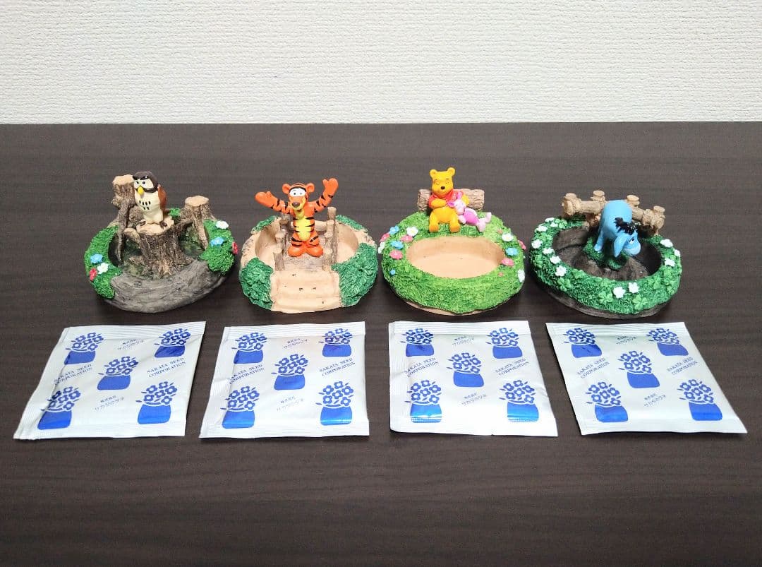 くまのプーさん　栽培キット　陶器　置物　ガーデニング　インテリア【未使用品】