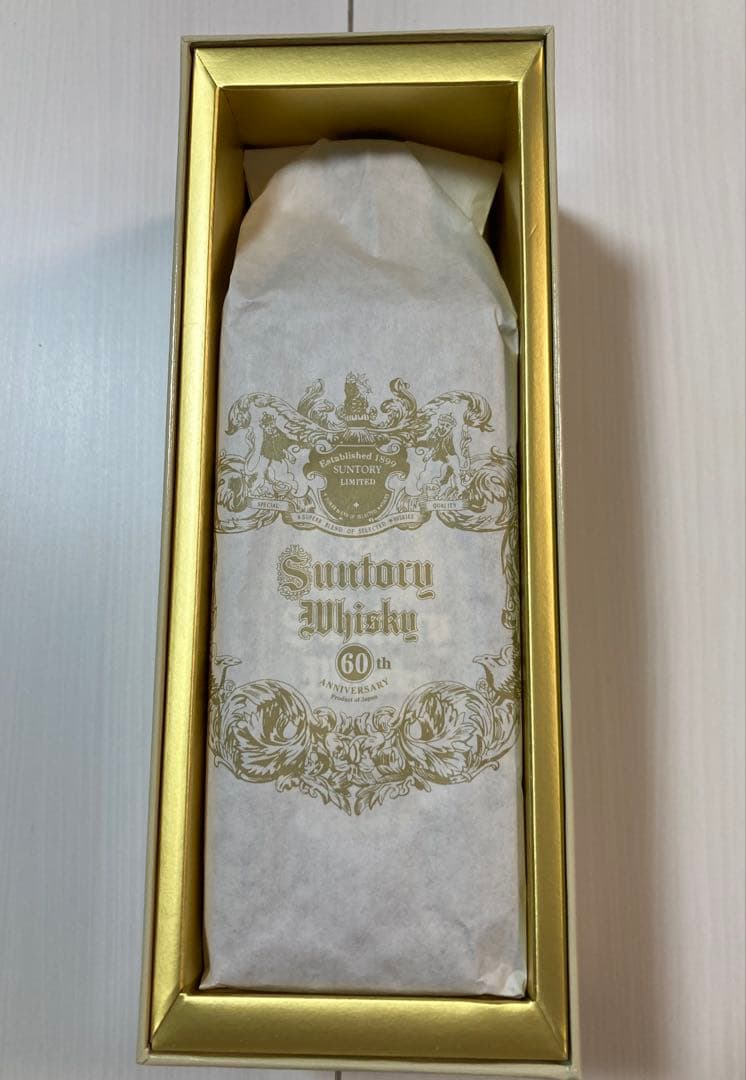 サントリーウィスキー　60周年記念　特角10年　非売品　古酒保管品