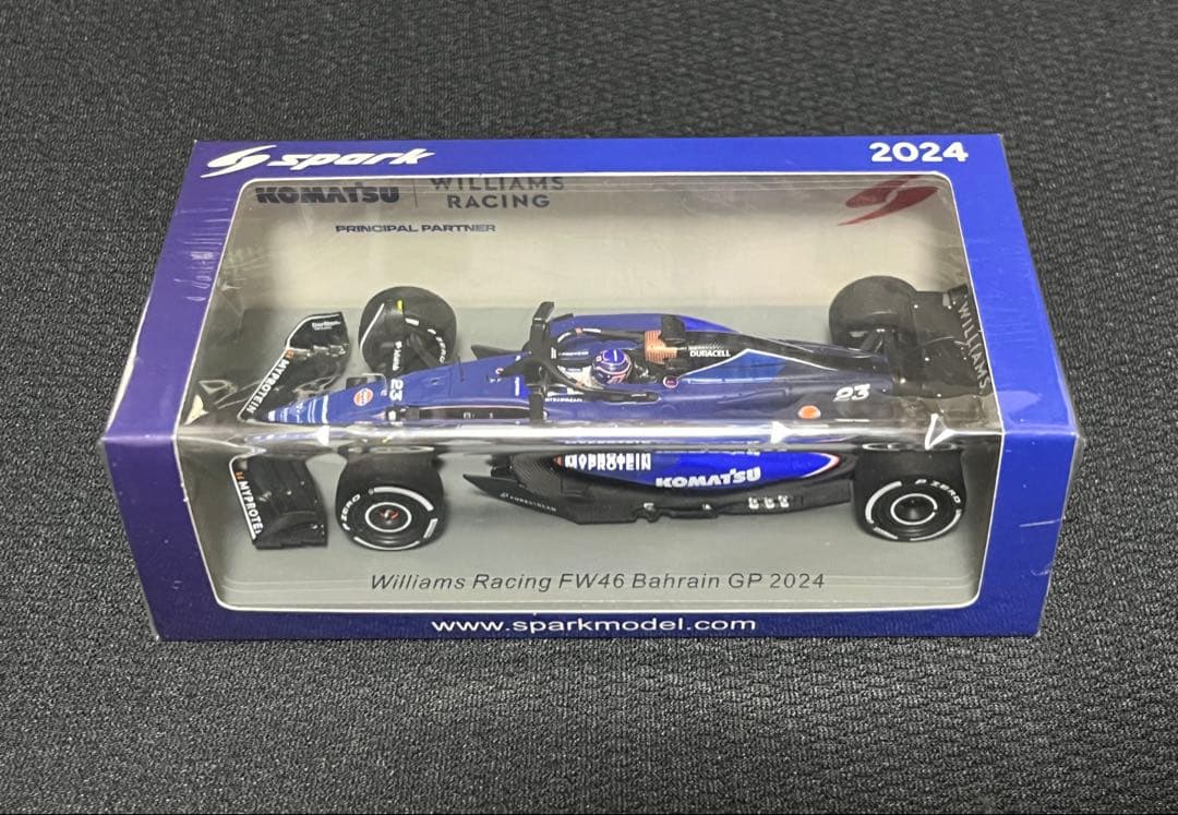 Williams Racing FW46 Bahrain GP 2024ミニカー