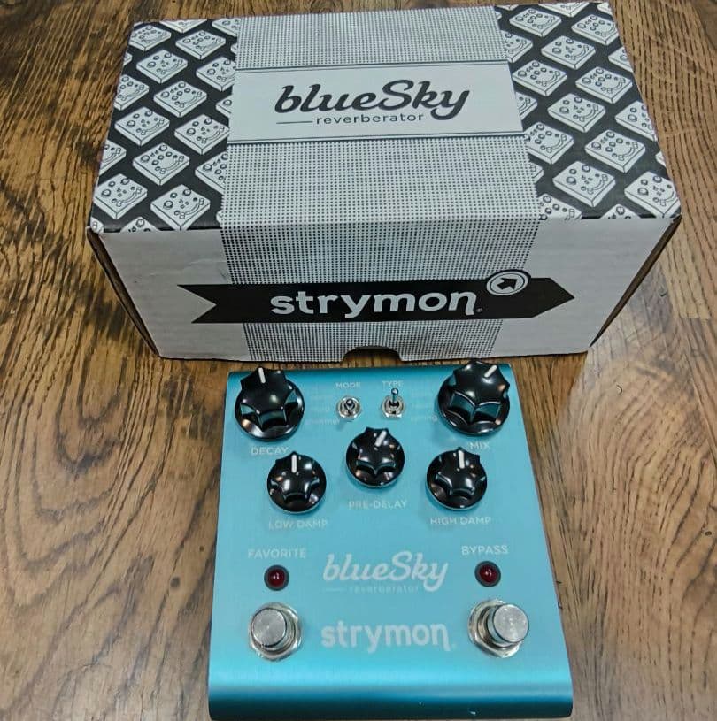 strymon blueSky 箱、取説、アダプター付き