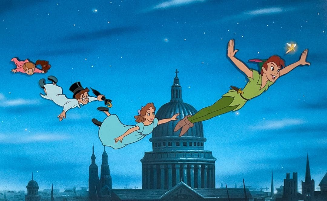 【ディズニー限定セル画】ピーターパン ティンカーベル 証明書付きの大人気作品