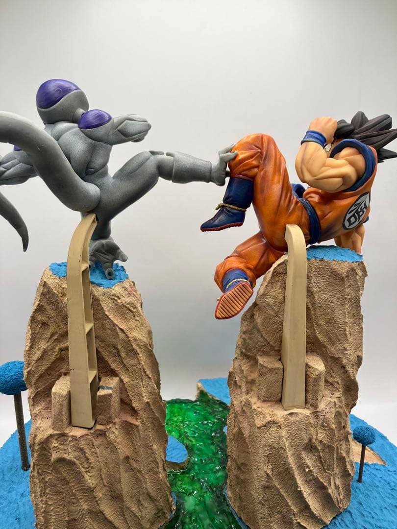 【リペイント】　ドラゴンボール　悟空　フリーザ　ジオラマ　フィギュア