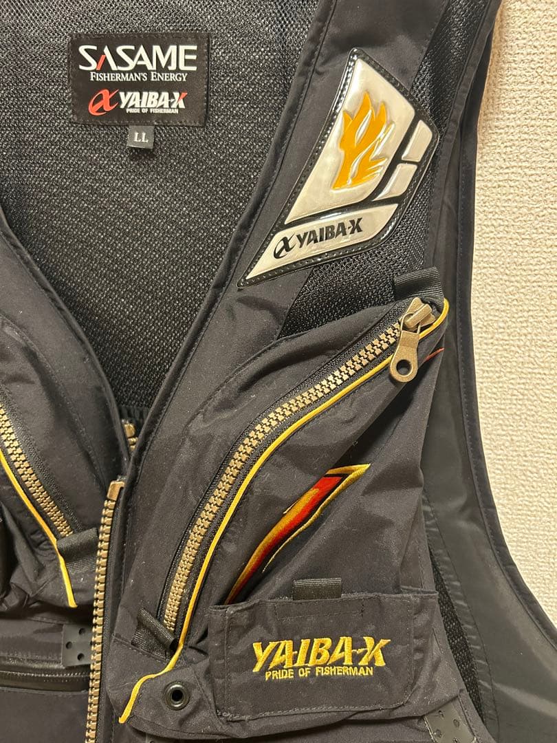 【最終値下げ‼️】SASAME YAIBA-X ライフジャケット 黒・金・赤