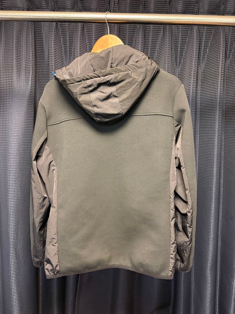 TOVHO トヴホ ダンボールニット 長袖パーカー ブラック系 03