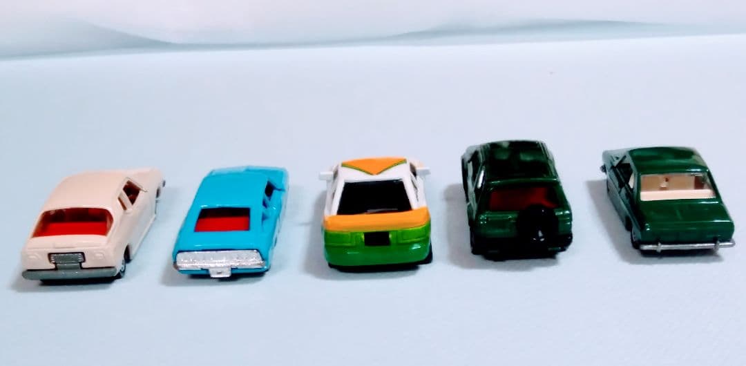 トミカ、ストラトス・ポルシェ・ミウラ・CSL・セリカ・サニー・チェリー・全10台