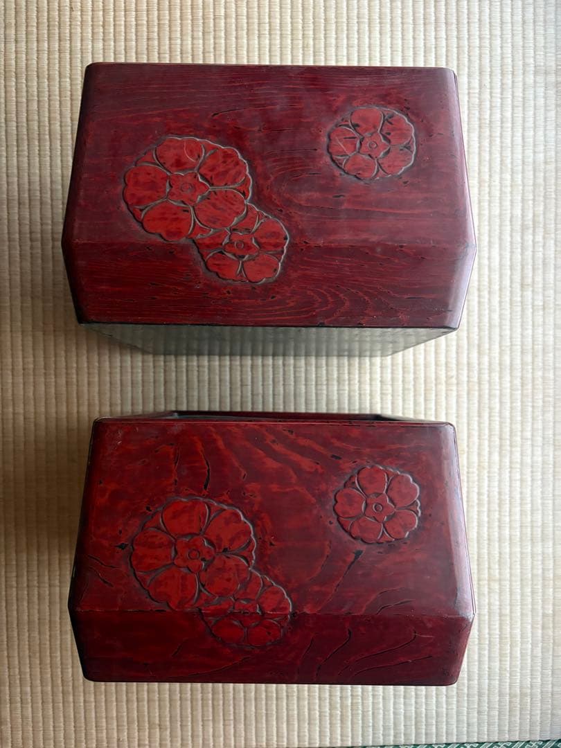 火鉢 鎌倉彫 2個