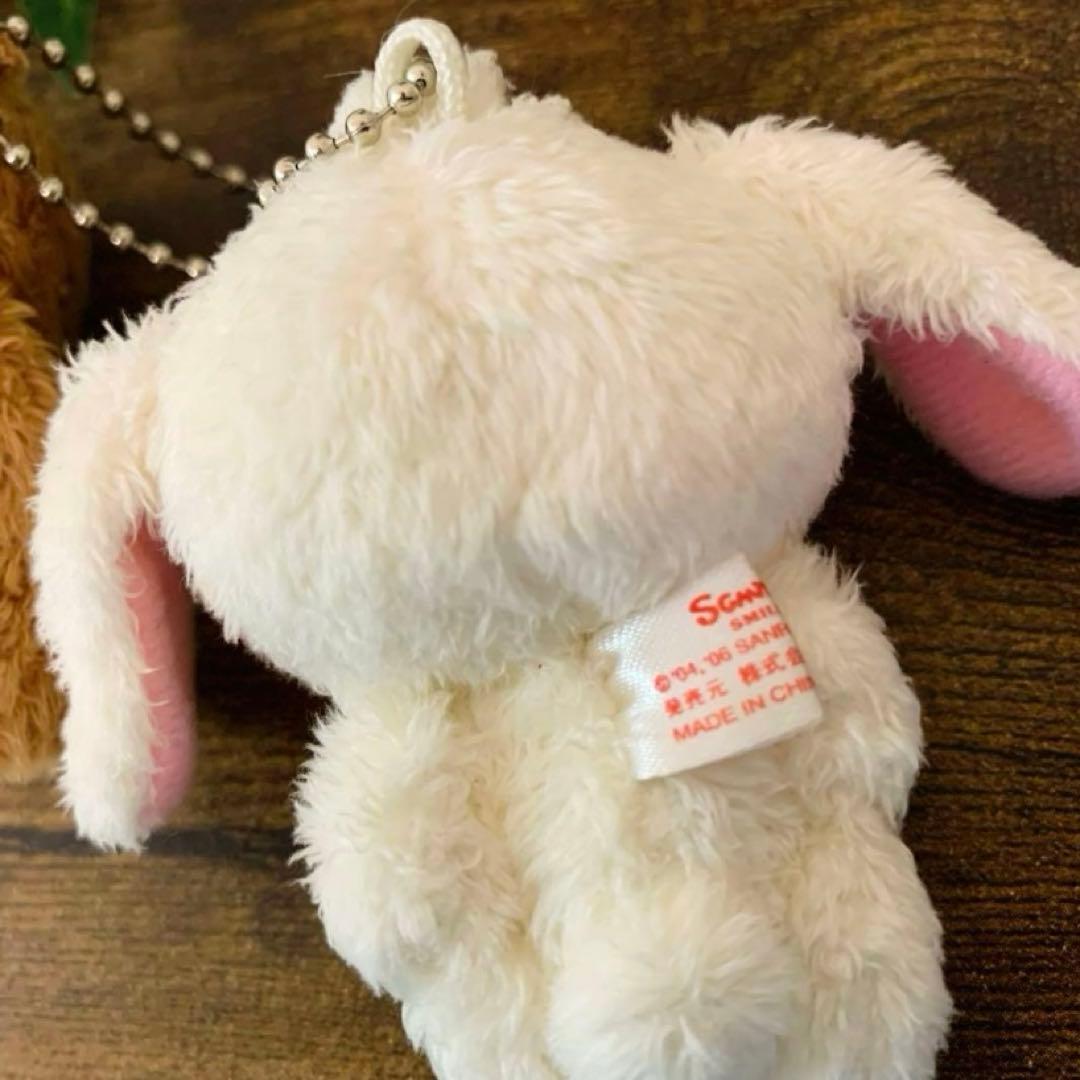 ★希少レア★ シュガーバニーズ　ペアマスコット　ぬいぐるみ　ボールチェーン　初期