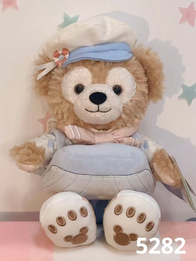 専用③お顔厳選　上海ディズニー　サマー　ダッフィー　SSぬいぐるみ5282