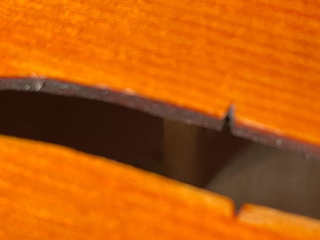 西ドイツ製 バイオリン 美しいワンピースバック ４／４サイズ 駒調整済み