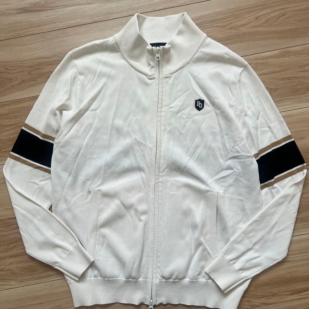 PEARLY GATES パーリーゲイツ　ニット　ジャケット　メンズ　ロゴ　M