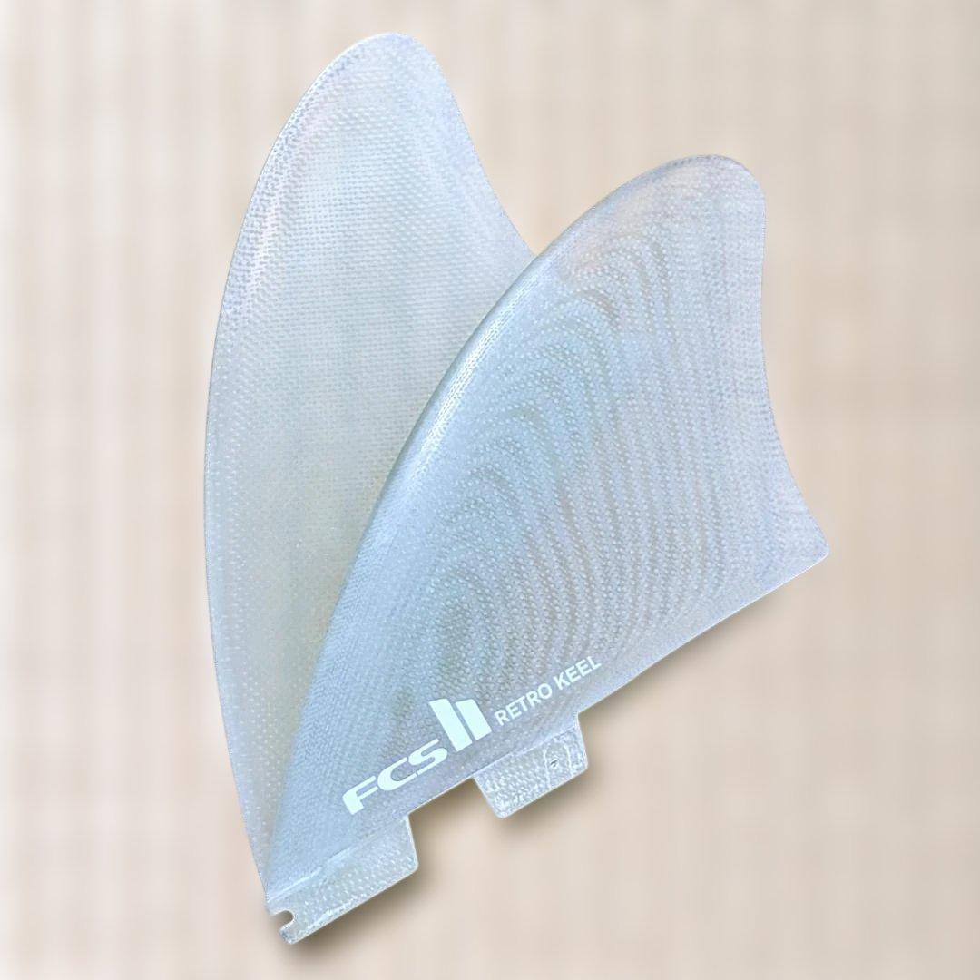 FCSⅡ RETRO KEEL フィン 2枚セット レトロツインキールフィン