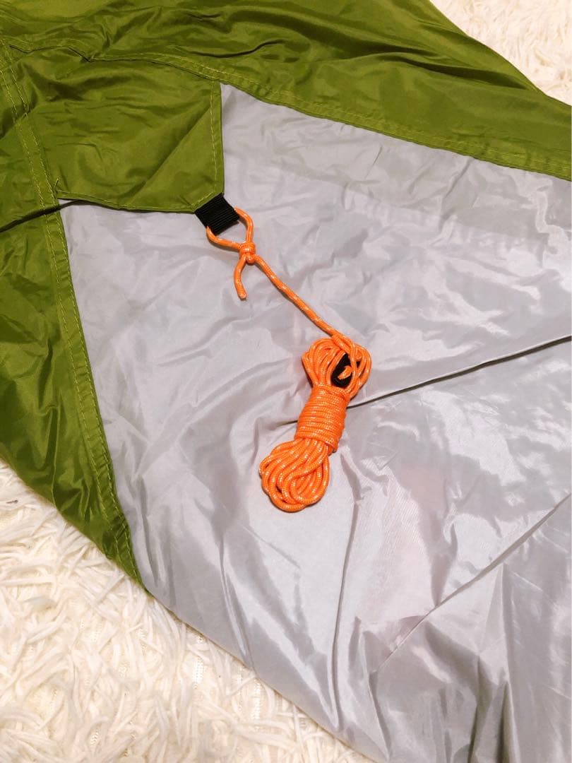 【美品】キャプテンスタッグ グリーンステージ 2ルーム ドームテント キャンプ