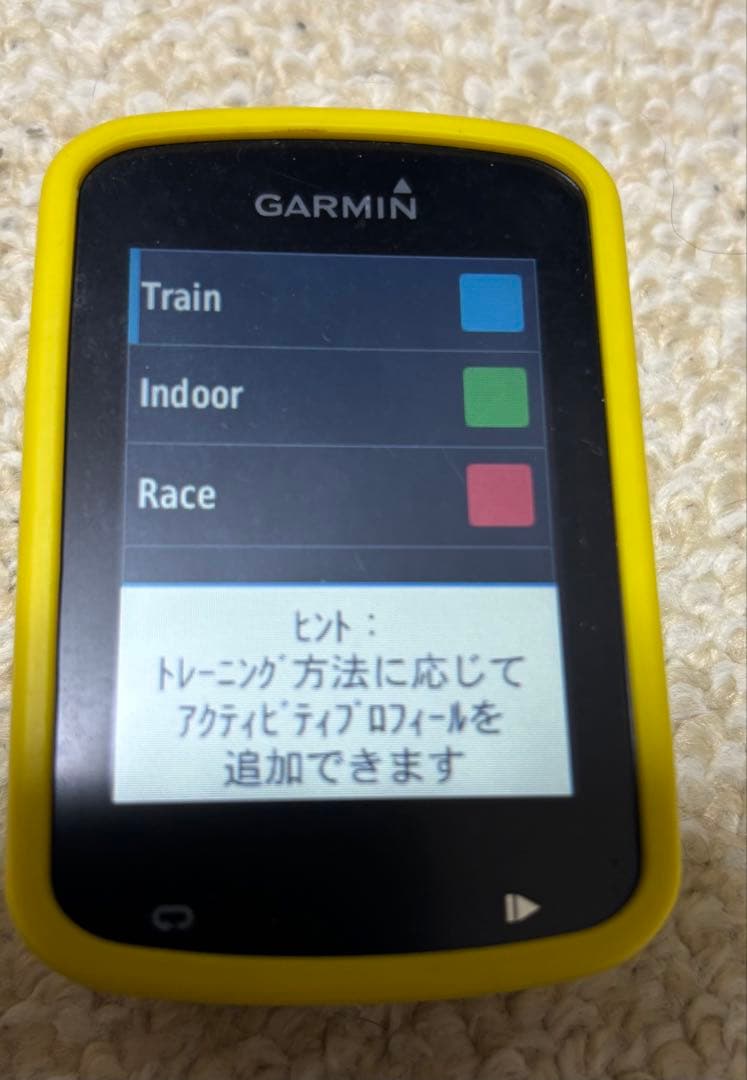 ガーミンedge820j