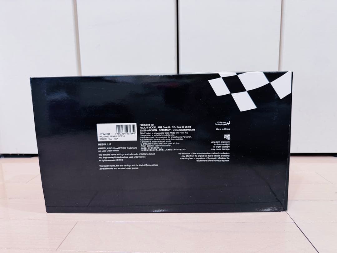 【稀少品】ミニチャンプス　ウィリアムルノー　FW16 1994 1/12