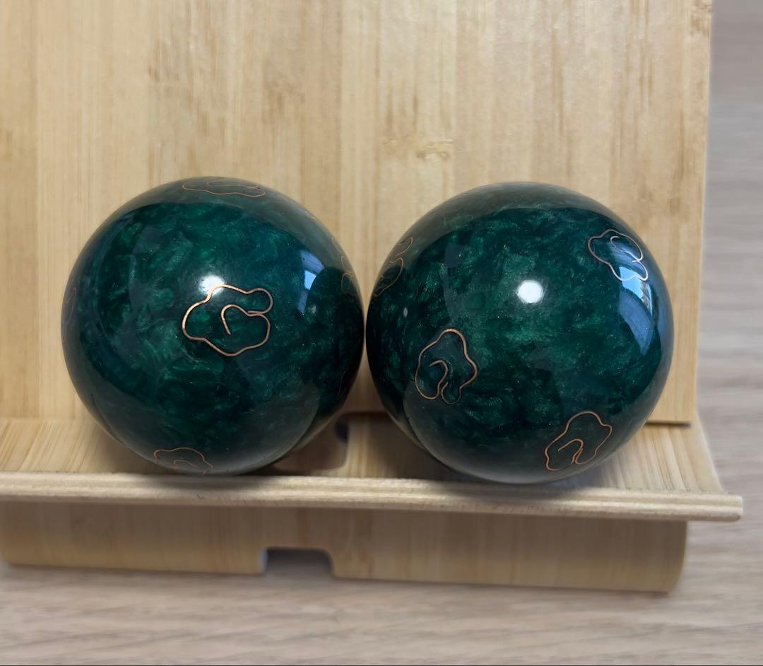 【 如意宝珠な縁起物 希少逸品】銀座ギャラリー購入 不思議な音を奏でる「音玉」