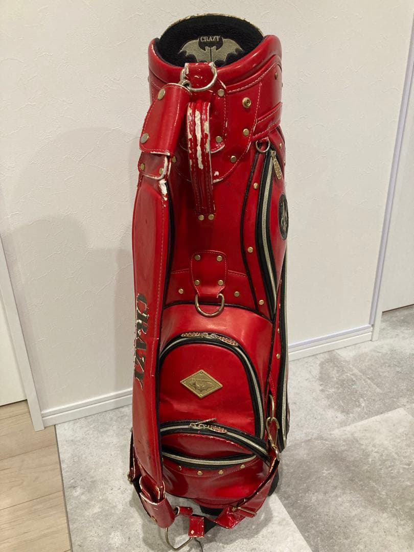 CRAZY SPORTS ゴルフバッグ レッド