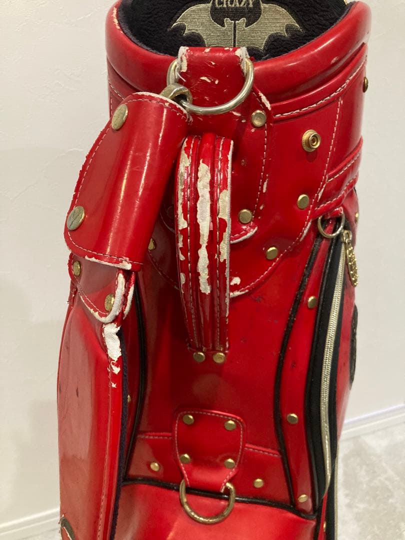 CRAZY SPORTS ゴルフバッグ レッド