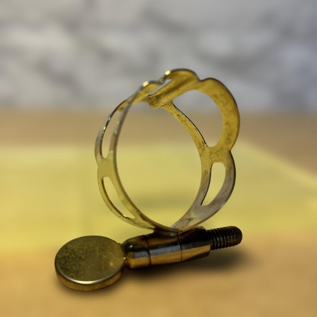 BG L51 ソプラノサックスリガチャー 金メッキ