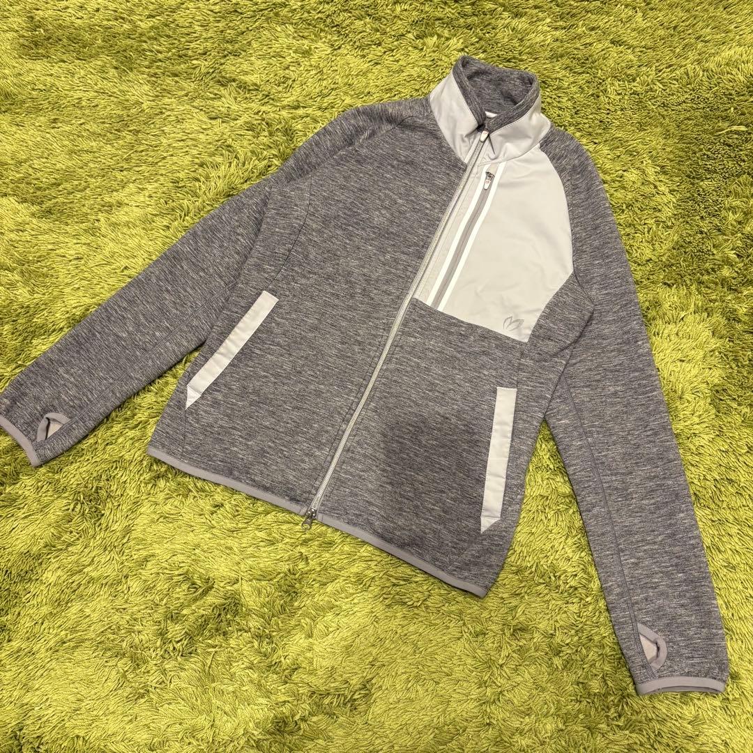 マスターバニーエディション ジップジャケット アウター 異素材 グレー サイズ1