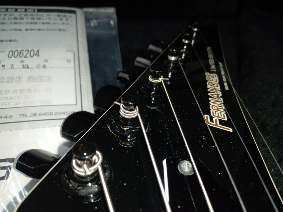 FERNANDES TEJ DELUXE 2S　純正ハードケース付き