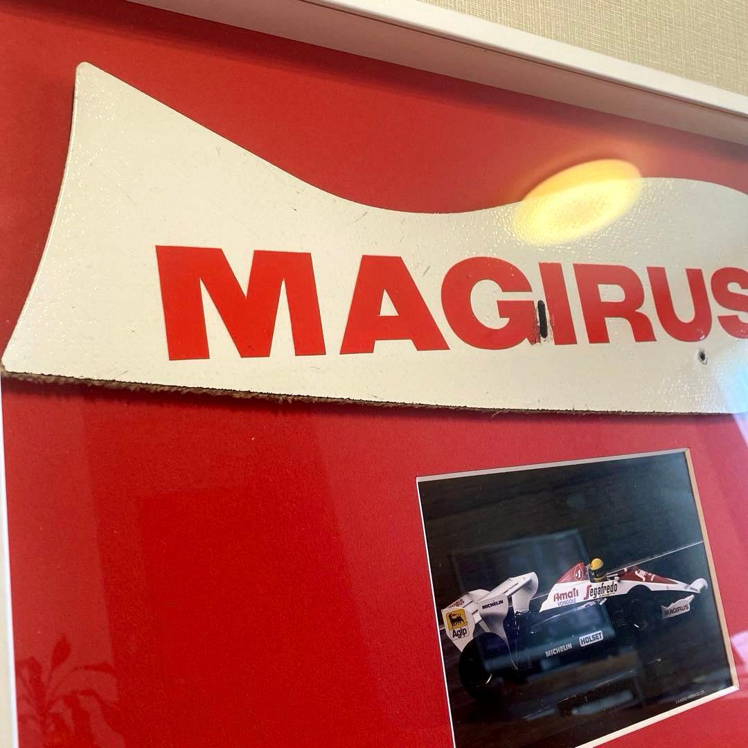 アイルトンセナ　トールマンTG184 フロントウィング実使用品　参考本付き