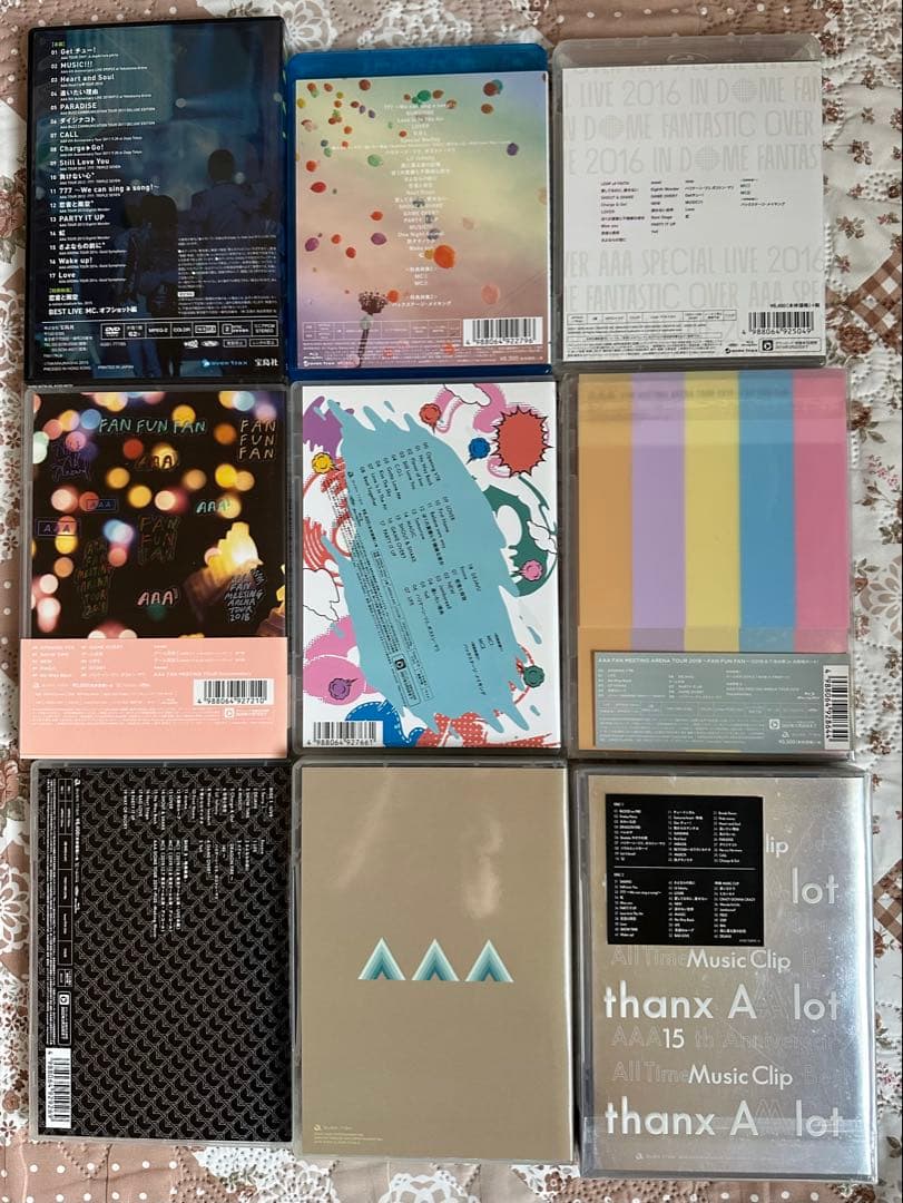 AAA Blu-ray DVD 9種　セット まとめ売り （おまけ付き）