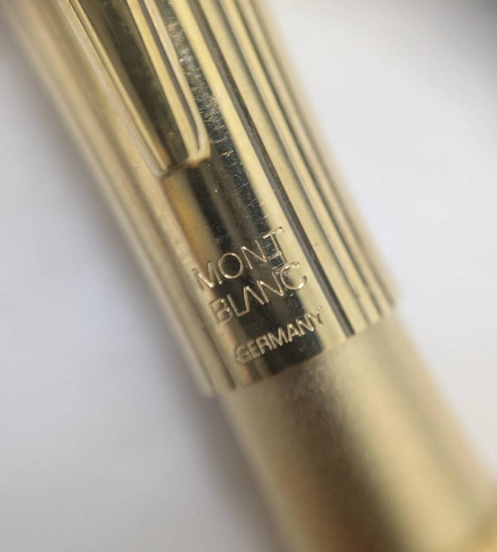 MONTBLANC モンブラン 万年筆 K14 ゴールド ノブレス カートリッジ