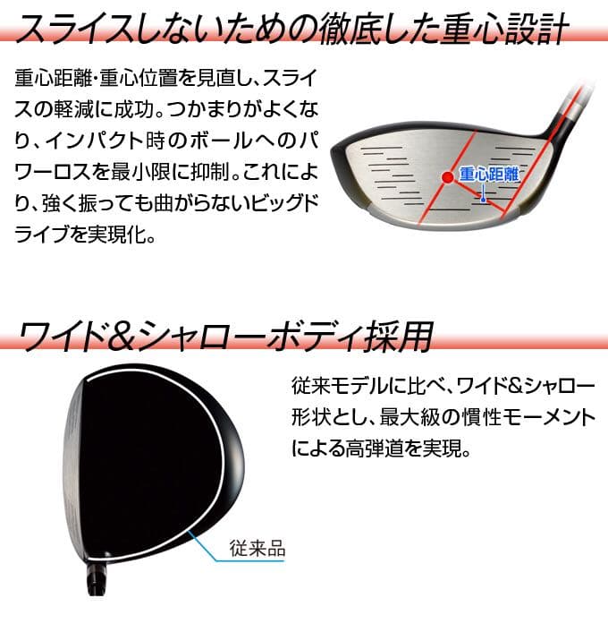 【左 高反発加工済適合ヘッド】★日本一404Y飛んだ マキシマックス ブラック2