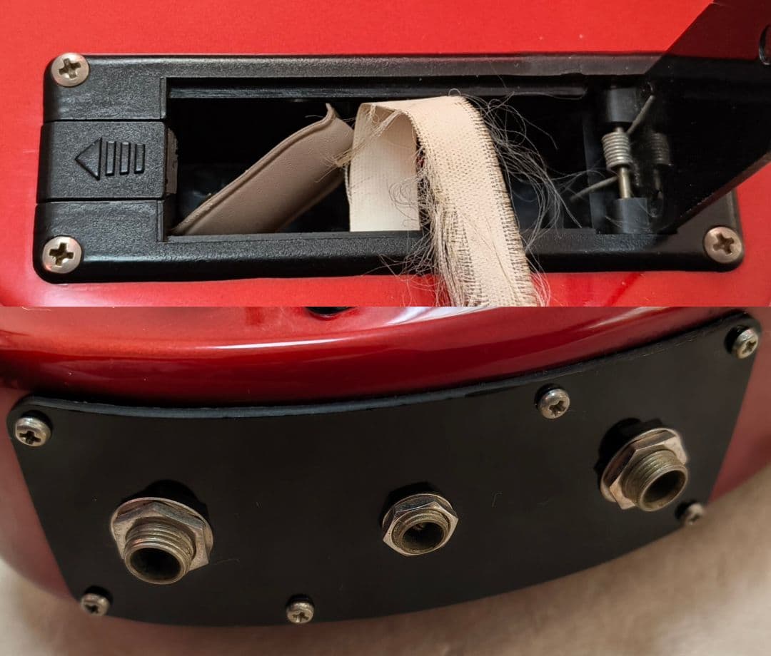 【美品】DIGI-ZO CAR マルチエフェクター内蔵 ミニギター 専用ケース付