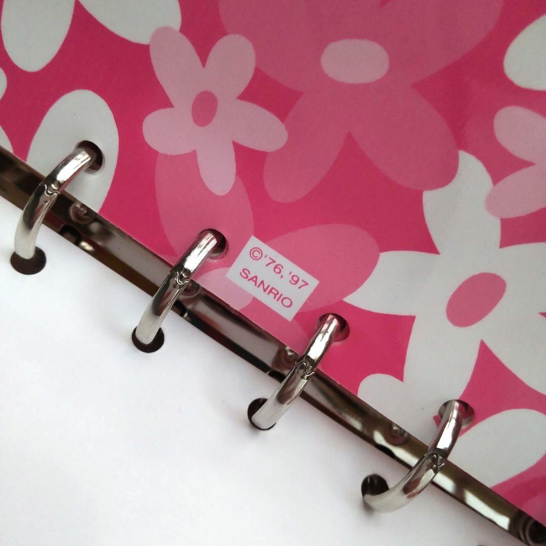 【当時物 希少】ハローキティ キルティング 手帳 ピンク サンリオ 1997年